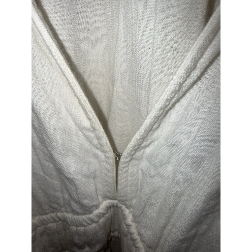 Old navy 3X Cream Cotton Gauze Maxi Dress Boho Sleeveless Tiered Plus Size - Picture 12 of 13